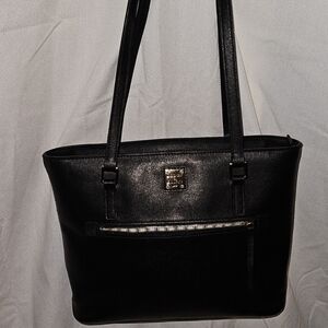 Dooney & Bourke Black Leather Tote